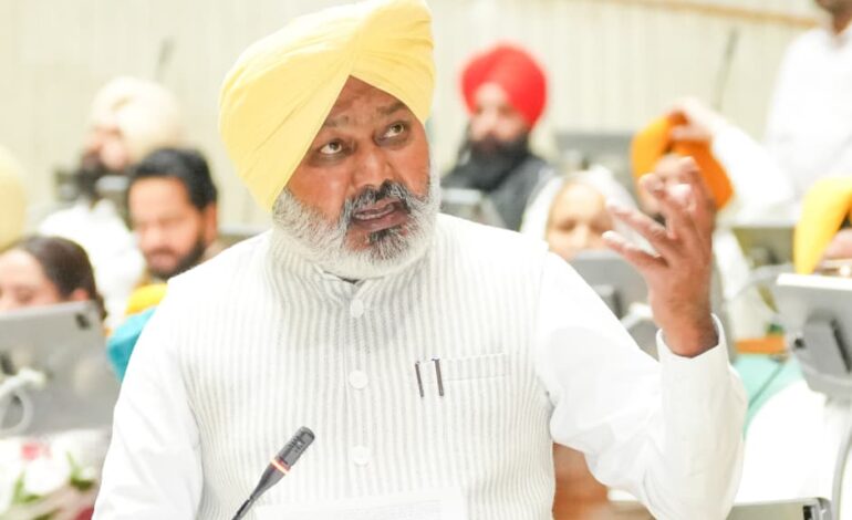 ਭਗਵੰਤ ਮਾਨ ਸਰਕਾਰ ਬੇਅਦਬੀ ਵਿਰੁੱਧ ਲਿਆਈ ਸਭ ਤੋਂ ਸਖ਼ਤ ਕਾਨੂੰਨ, ਇਨਸਾਫ਼ ਯਕੀਨੀ ਬਣਾਉਣ ਲਈ ਉਮਰ ਕੈਦ ਅਤੇ 25 ਲੱਖ ਰੁਪਏ ਦਾ ਜੁਰਮਾਨਾ: ਹਰਪਾਲ ਸਿੰਘ ਚੀਮਾ