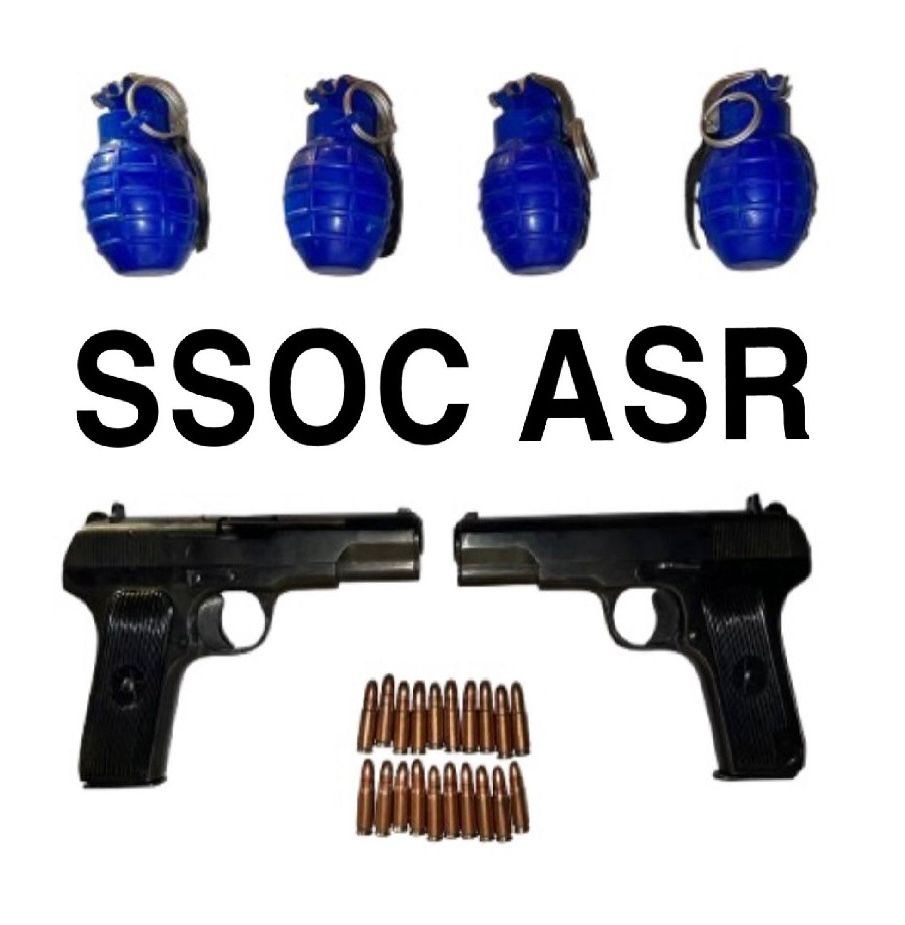 ਆਈ.ਐਸ.ਆਈ ਦੀ ਹਮਾਇਤ ਵਾਲੇ ਸਰਹੱਦ ਪਾਰ ਦੇ ਅੱਤਵਾਦੀ ਮਾਡਿਊਲ ਦਾ ਪਰਦਾਫਾਸ਼; ਚਾਰ ਹੈਂਡ ਗ੍ਰਨੇਡਾਂ ਅਤੇ ਦੋ ਪਿਸਤੌਲਾਂ ਸਮੇਤ ਇੱਕ ਵਿਅਕਤੀ ਅੰਮ੍ਰਿਤਸਰ ਤੋਂ ਗ੍ਰਿਫ਼ਤਾਰ