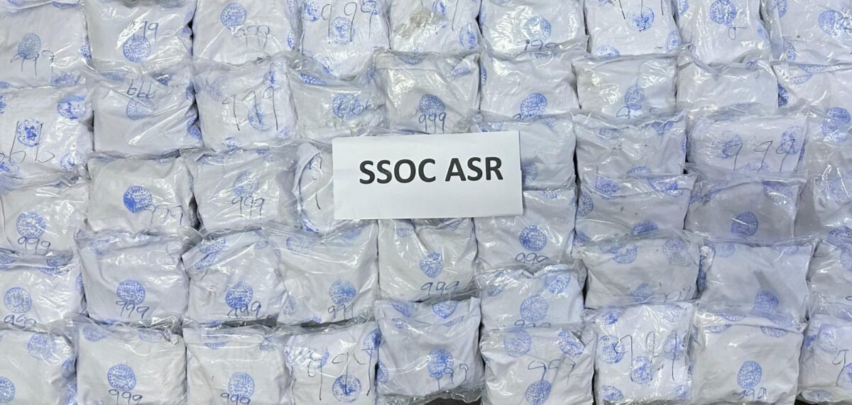 ਸਰਹੱਦ ਪਾਰੋਂ ਨਸ਼ਾ ਤਸਕਰੀ ਕਰਨ ਵਾਲੇ ਮਾਡਿਊਲ ਦੇ ਦੋ ਵਿਅਕਤੀ  64.6 ਕਿਲੋ ਹੈਰੋਇਨ ਸਮੇਤ ਅੰਮ੍ਰਿਤਸਰ ਤੋੰ ਕਾਬੂ