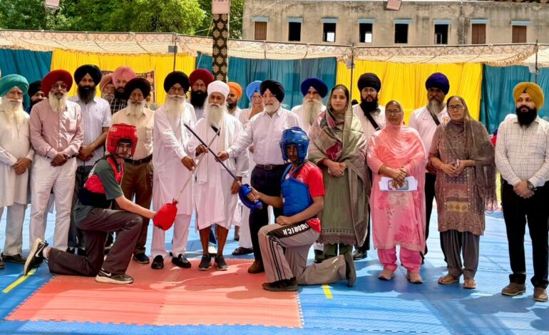 ਰੂਪਨਗਰ ਵਿਖੇ 12ਵੀਂ ਪੰਜਾਬ ਰਾਜ ਗੱਤਕਾ ਚੈਂਪੀਅਨਸ਼ਿਪ ਦੀ ਸ਼ਾਨਦਾਰ ਸ਼ੁਰੂਆਤ