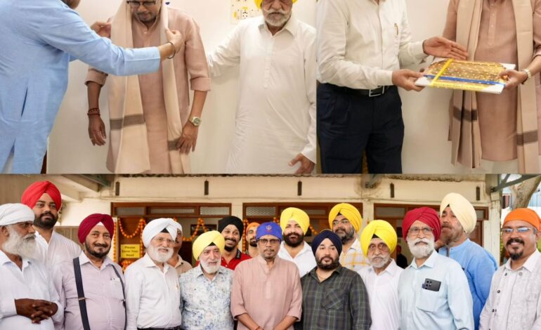 ਪੁਡੂਚੇਰੀ ਦੇ ਉਪ-ਰਾਜਪਾਲ ਕੈਲਾਸ਼ਨਾਥਨ ਵੱਲੋਂ ਸਿੱਖਾਂ ਦੇ ਯੋਗਦਾਨ ਤੇ ਰਾਸ਼ਟਰ ਨਿਰਮਾਣ ‘ਚ ਭੂਮਿਕਾ ਦੀ ਸਰਾਹਨਾ