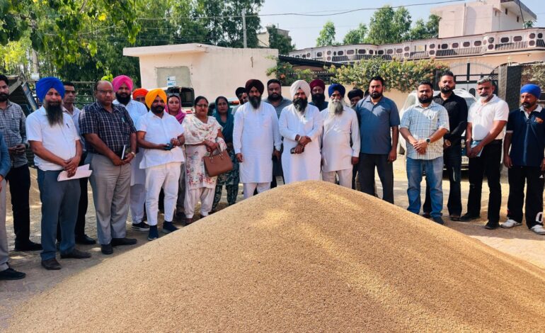 ਮੰਡੀਆਂ ਵਿੱਚ ਸੁਵਿਧਾਵਾਂ ਅਤੇ ਖਰੀਦ ਪ੍ਰਬੰਧਾਂ ਦਾ ਜਾਇਜ਼ਾ ਲੈਣ ਪਹੁੰਚੇ ਡਿਪਟੀ ਸਪੀਕਰ ਰੌੜੀ