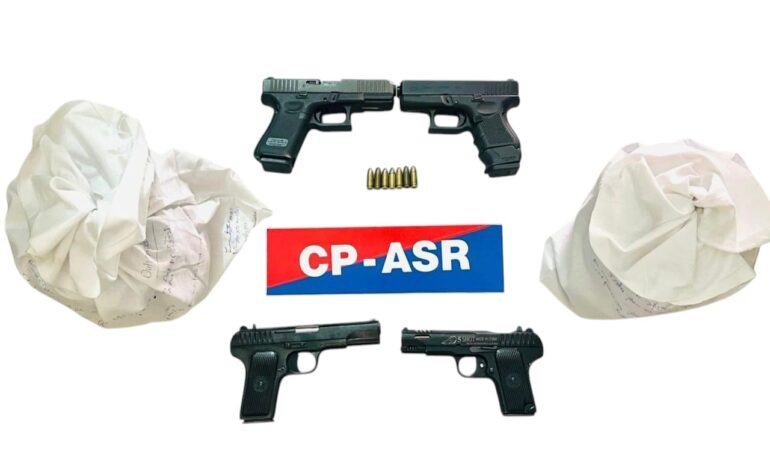 ਅੰਮ੍ਰਿਤਸਰ ਵਿੱਚ ਸਰਹੱਦ ਪਾਰੋਂ ਚੱਲ ਰਹੇ ਤਸਕਰੀ ਮਾਡਿਊਲ ਦਾ ਪਰਦਾਫਾਸ਼; 4 ਕਿਲੋ ਹੈਰੋਇਨ ਤੇ ਚਾਰ ਪਿਸਤੌਲਾਂ ਸਮੇਤ ਦੋ ਕਾਬੂ