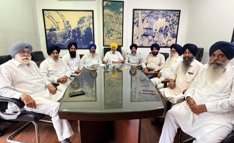 ਸੁਖਬੀਰ ਸਿੰਘ ਬਾਦਲ ਵੱਲੋਂ ਪਾਰਟੀ ਦੀ ਹਰਿਆਣਾ ਇਕਾਈ ਦੀ ਕੋਰ ਕਮੇਟੀ ਦਾ ਐਲਾਨ