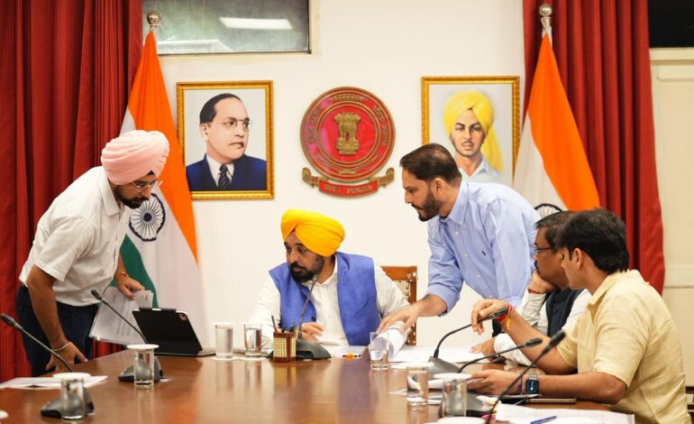 ਮੁੱਖ ਮੰਤਰੀ ਭਗਵੰਤ ਸਿੰਘ ਮਾਨ ਨੇ ‘ਖੇਡਾਂ ਵਤਨ ਪੰਜਾਬ ਦੀਆਂ-2026’ ਦੀਆਂ ਤਿਆਰੀਆਂ ਦਾ ਜਾਇਜ਼ਾ ਲਿਆ