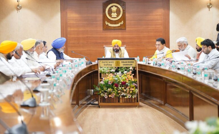 ਮੁੱਖ ਮੰਤਰੀ ਭਗਵੰਤ ਸਿੰਘ ਮਾਨ ਦੀ ਅਗਵਾਈ ਹੇਠ ਪੰਜਾਬ ਕੈਬਨਿਟ ਵੱਲੋਂ ਸਾਉਣੀ ਸੀਜ਼ਨ 2026-27 ਲਈ ਝੋਨੇ ਦੀ ਖ਼ਰੀਦ ਨਾਲ ਸਬੰਧਤ ਤਿੰਨ ਅਹਿਮ ਨੀਤੀਆਂ ਨੂੰ ਪ੍ਰਵਾਨਗੀ