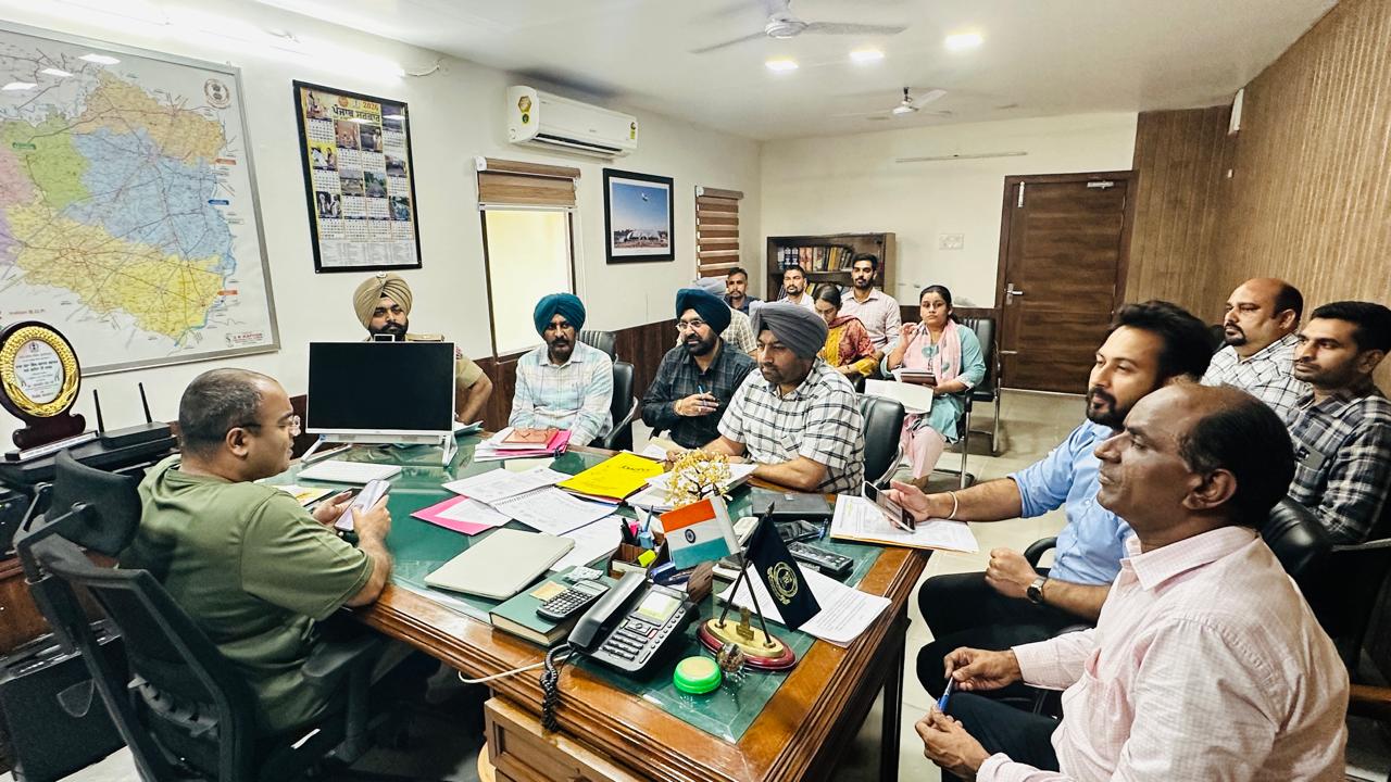 ਵਿਧਾਨ ਸਭਾ ਚੋਣਾਂ 2027 ਦੇ ਮੱਦੇਨਜ਼ਰ ਵਲਨਰਏਬਲਿਟੀ ਮੈਪਿੰਗ ਅਤੇ ਕਿਰਟੀਕਲ ਪੋਲਿੰਗ ਸਟੇਸ਼ਨ ਦੀ ਪਹਿਚਾਣ ਸਬੰਧੀ ਮੀਟਿੰਗ