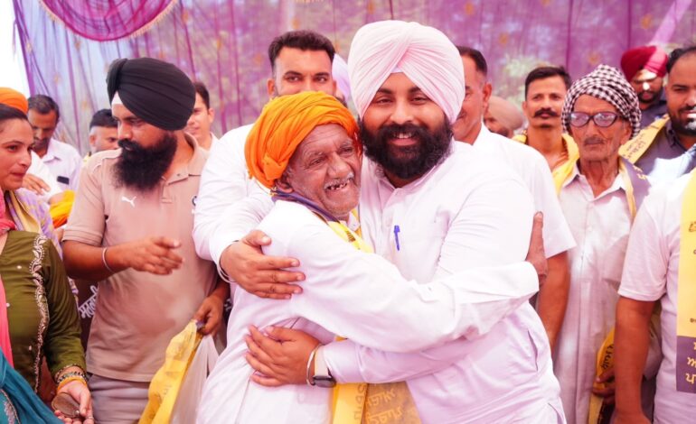 ਹਲਕਾ ਸ਼੍ਰੀ ਅਨੰਦਪੁਰ ਸਾਹਿਬ ਚ’ ਗੂੰਜਿਆ ਭਗਵੰਤ ਮਾਨ ਦੁਬਾਰਾ ਦਾ ਨਾਅਰਾ