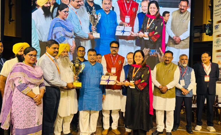 ਪੰਜਾਬ ਦੀਆਂ ਪੰਜ ਸਹਿਕਾਰੀ ਖੰਡ ਮਿੱਲਾਂ ਨੇ ਜਿੱਤੇ ਕੌਮੀ ਐਵਾਰਡ