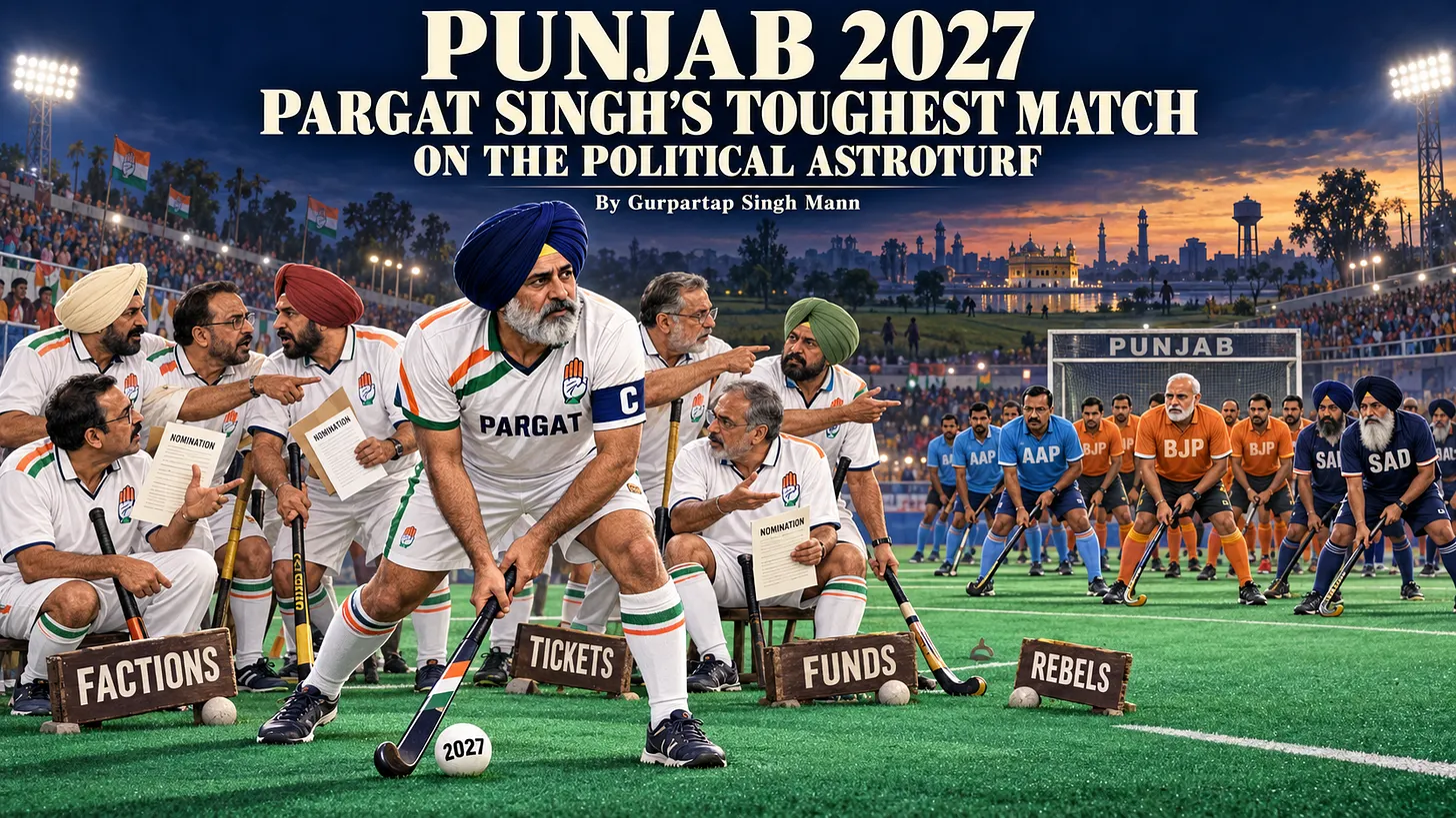 ਪੰਜਾਬ 2027: ਸਿਆਸੀ ਐਸਟ੍ਰੋਟਰਫ਼ ‘ਤੇ ਪ੍ਰਗਟ ਸਿੰਘ ਦਾ ਸਭ ਤੋਂ ਔਖਾ ਮੈਚ