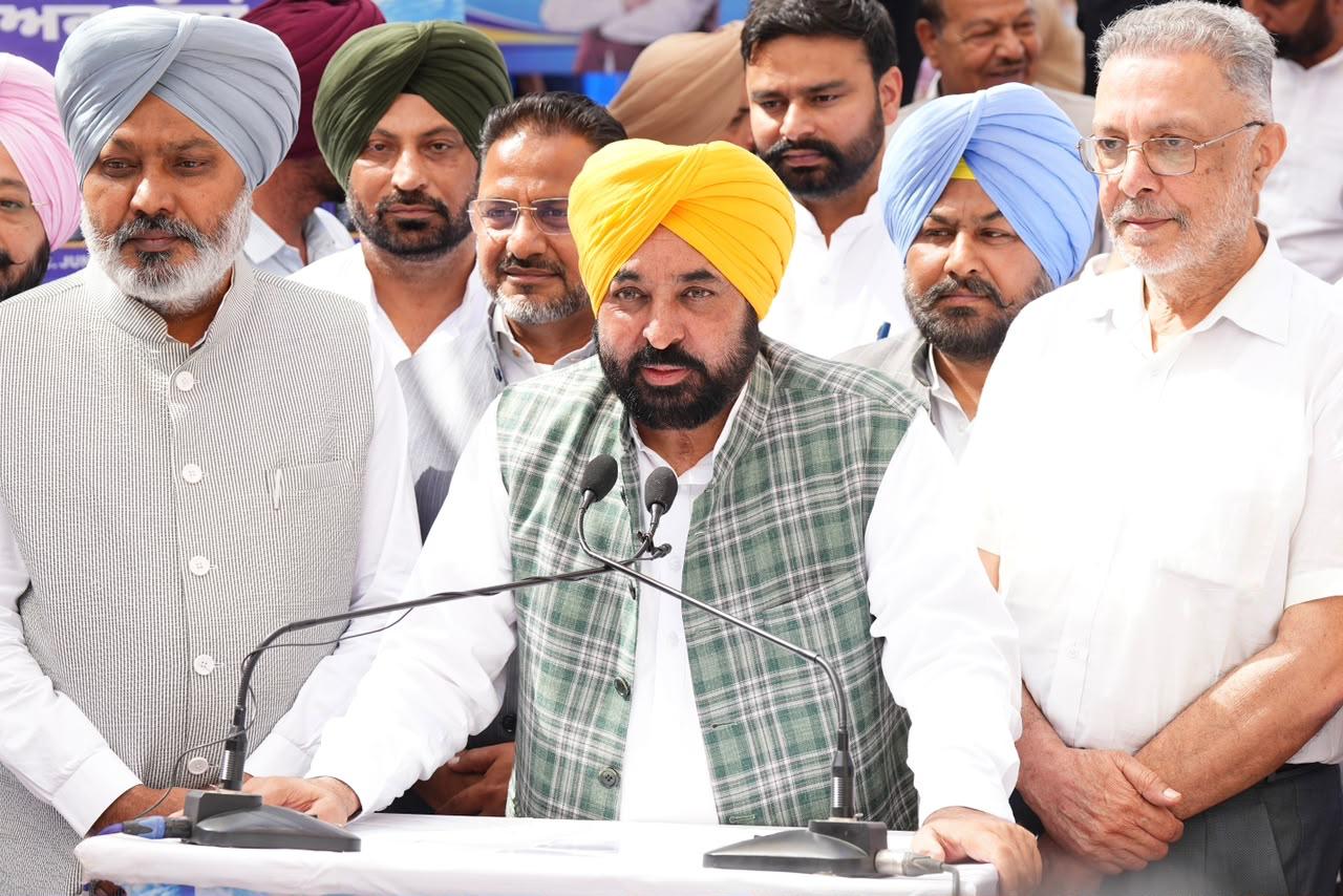 ਪੰਜਾਬ ਯੂਨੀਵਰਸਿਟੀ, ਚੰਡੀਗੜ੍ਹ ਅਤੇ ਪੰਜਾਬ ਦੇ ਪਾਣੀ ਹਥਿਆਉਣ ਲਈ ਵੋਟਾਂ ਮੰਗ ਰਹੀ ਹੈ ਭਾਜਪਾ-ਮੁੱਖ ਮੰਤਰੀ ਭਗਵੰਤ ਸਿੰਘ ਮਾਨ