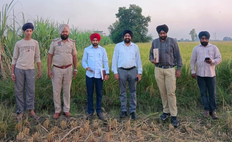 ਕਿਸਾਨ ਝੋਨੇ ਦੀ ਪਰਾਲੀ ਨੂੰ ਅੱਗ ਨਾਂ ਲਗਾਉਣ ਅਤੇ ਆਧੁਨਿਕ ਮਸ਼ੀਨਰੀ ਨਾਲ ਸਹੀ ਪ੍ਰਬੰਧਨ ਕਰਨ: ਐਸ.ਡੀ.ਐਮ. ਰੰਧਾਵਾ