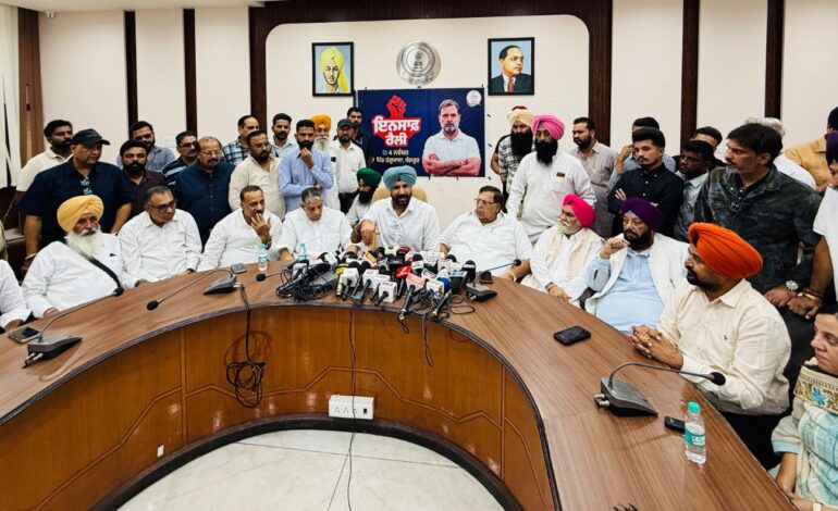 ਰਾਜਾ ਵੜਿੰਗ ਨੇ ‘ਆਪ’ ਸਰਕਾਰ ਦੇ ਪੰਜ ਸਾਲਾਂ ਦੇ ਨਸ਼ਿਆਂ, ਅਪਰਾਧਾਂ, ਭ੍ਰਿਸ਼ਟਾਚਾਰ ਅਤੇ ਅਧੂਰੇ ਵਾਅਦਿਆਂ ’ਤੇ ਚੁੱਕੇ ਸਵਾਲ